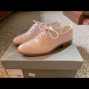 Wicked-inspired Pink Elga Oxfords, Used, Made in Portugal! LK Bennett